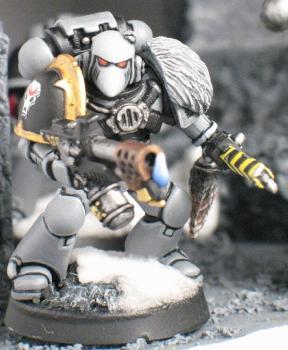 Grey Slayer with Flamer by fong242