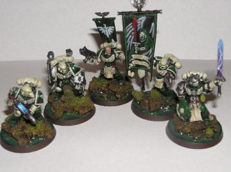 Dark Angels Space Marines by wolfclaw miniatures