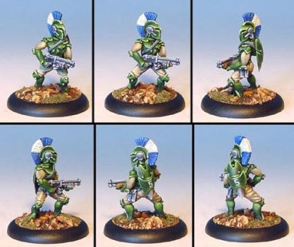 Imperial Infantry AI110 Shotgun & Shield by ApocalypseMiniatures