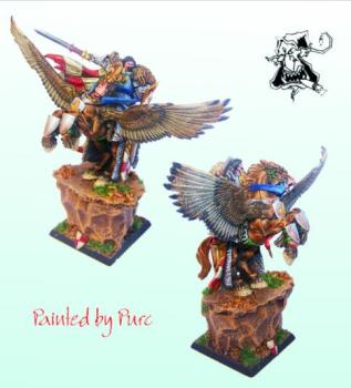 Bretonnian Duke on Royal Pegasus Conversion by Purc by Black Gobbo