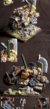 Master of the Ravenwing on Bike by Philippus