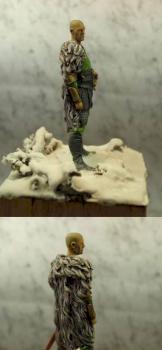 Saxon Warrior 5th AD in winter by rivascastel