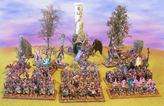 Slaanesh Army by Nightshroud