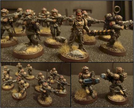 Imperial Guard Shock Troops by dantedecryde