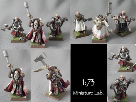 Sigmar's Priests by 1a73MiniatureLab