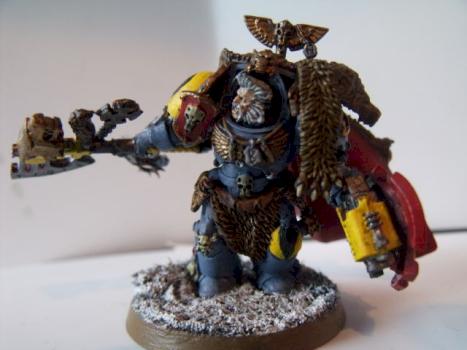 Space Wolf Terminator Captain by Callumite