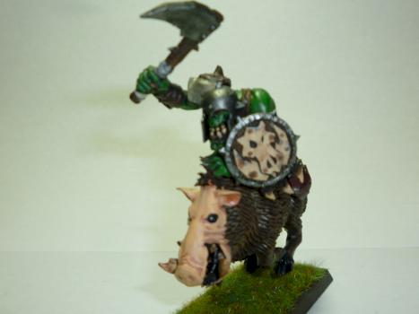 Orc Boar Boy by fearsnake1