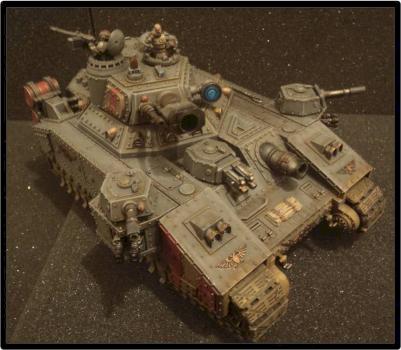 Imperial Guard hellhammer baneblade by dantedecryde