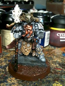 Space Wolves Rune Priest by Gizur