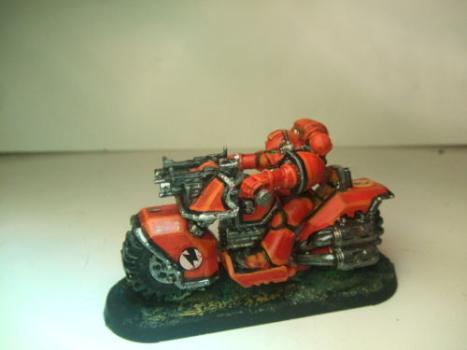 blood angel biker by stealthrider
