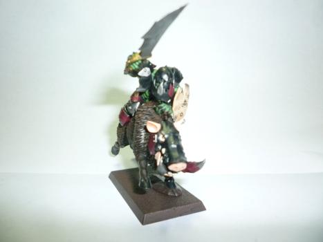 Orc Boar Boyz Champion by fearsnake1