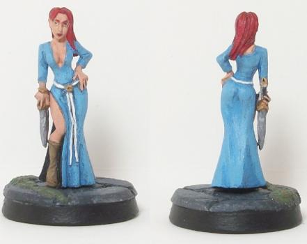 Sorceress in Blue by vargz