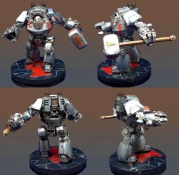 Grey Knight Contemptor Dreadnought by Rose Model Art