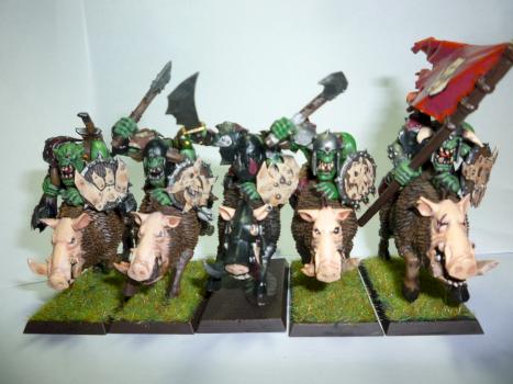 Orc Boar Boyz by fearsnake1
