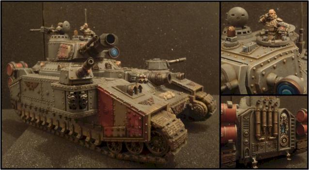 Imperial Guard hellhammer baneblade by dantedecryde