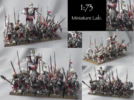Skeleton Warriors by 1a73MiniatureLab
