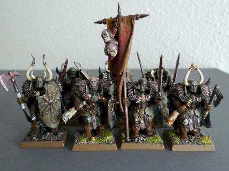 Chaos Warriors of Nurgle by necrocat