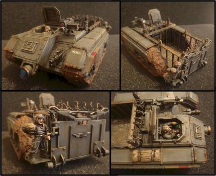 imperial guard penal legion Chimera by dantedecryde