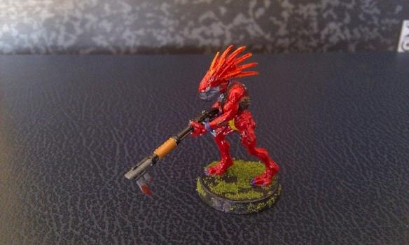 Kroot Warrior by sagh