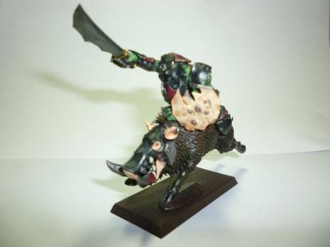 Orc Boar Boyz Champion by fearsnake1
