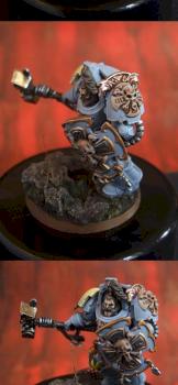 Space Wolves Wolf Guard Terminator nr4, Hammer man by turbo