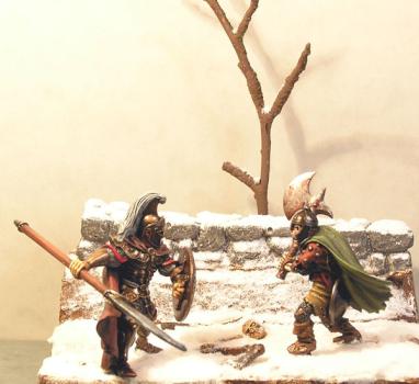 Combat dans la neige by keyril