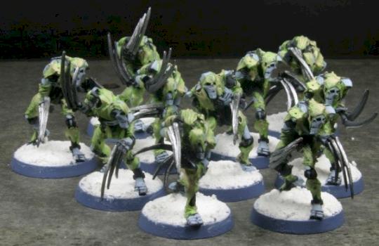 Necron Flayed Ones by Lomingen