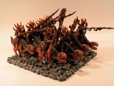 Dark Elves-Cold One Knights by JandS