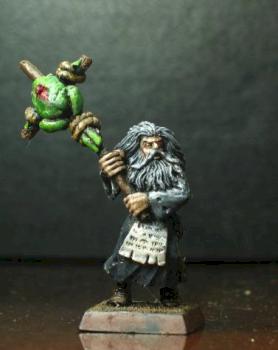 Mordheim flaggelant with gigant frog by Mikl III