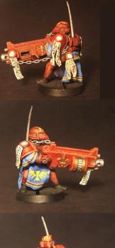 Heavy Bolter Servitor by Usideann