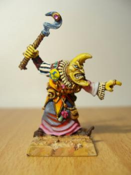 Tzeentch Moonhead Sorcerer Champion Disk Rider by Hard Aun