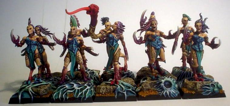 DAEMONETTES OS SLAANESH by WY ZNAWCA