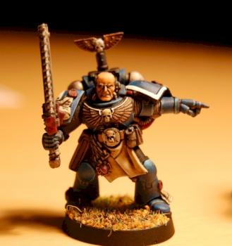 My 1st Space Marine Sergeant - Black Reach by skathe