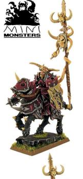 Chaos Sorcerer Lord on Chaos Steed by dargo000