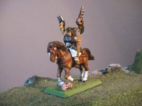 Empire Amber Wizard on horseback mini by 13thwarrior