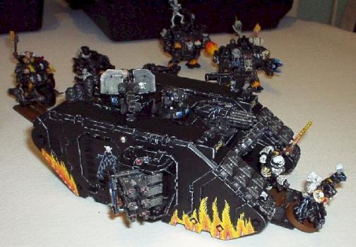 damned legion land raider crusader by legion.damnes