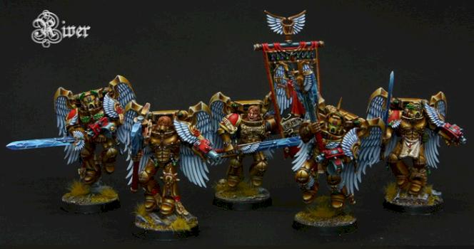 Blood Angels Sanguinary Guard by HopeRiver
