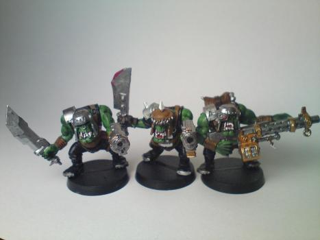 3 Ork Boyz by Kentaros