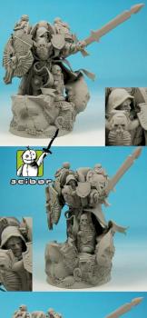 28mm / 30mm SF Knight conversion / sculpture by Scibor