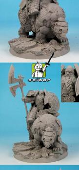 28mm / 30mm SF Celtic Warrior conversion / sculpture by Scibor
