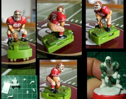 Miniature football pro football 2009 offensive center by footballdim