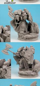 28mm / 30mm SF Templar Knight conversion / sculpture by Scibor