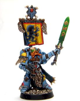 Custom Space Wolf Rune Priest by yeoldemodelshoppe