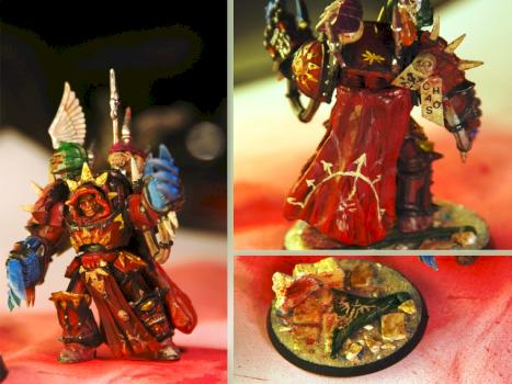Chaos Terminator Lord with Lightning Claws by Cashan