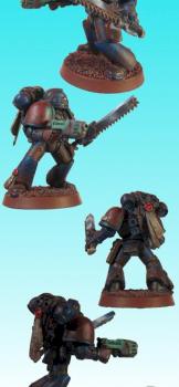 Crimson fist - space marine by MitchellHucker