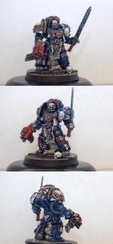 Space Marine Terminator sergeant by sammyjack76