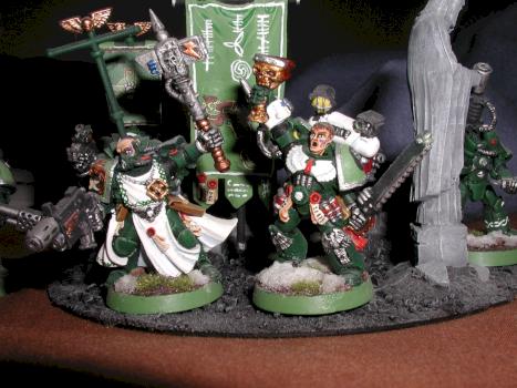 Space Marine Command Squad by yeomanhorner