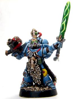 Custom Space Wolf Rune Priest by yeoldemodelshoppe