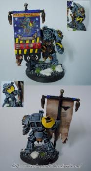 Space Wolves Standard Bearer by Zuzu
