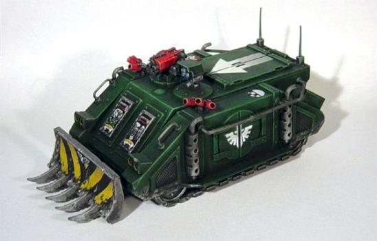 Dark Angels Space Marine Rhino by Spartanacus